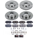 PowerStop OE Stock Replacement Low-Dust Ceramic Brake Pad and Rotor Kit