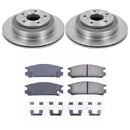 PowerStop OE Stock Replacement Low-Dust Ceramic Brake Pad and Rotor Kit