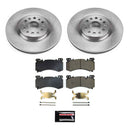 PowerStop OE Stock Replacement Low-Dust Ceramic Brake Pad and Rotor Kit