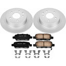 PowerStop Genuine Geomet Coated Rotor and Low-Dust Ceramic Brake Pad Kit