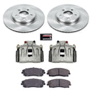 PowerStop OE Stock Replacement Low-Dust Ceramic Brake Pad, Rotor and Caliper Kit