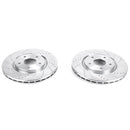 PowerStop Evolution Drilled Slotted Rotors Pair Front For Dodge Journey