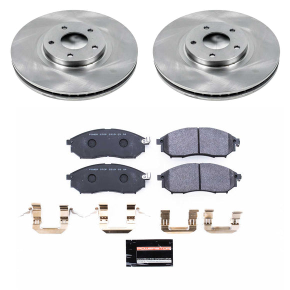 PowerStop Track Day Spec High-Performance Brake Pad and Rotor Kit