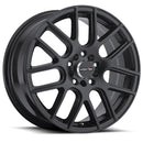 17x7.5 Vision 426H Cross Matte Black 5x100 5x114.3 5x4.5 ET40 Wheel Rim