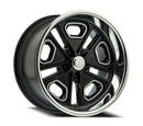 17x9.5 Resto Del Ray Glossy Black Diamond Cut Lip 5x120.7 ET1 CB72.69 Wheel