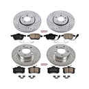 PowerStop Z23 Daily Driver Carbon-Fiber Ceramic Brake Pad and Drilled & Slotted