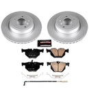 PowerStop Genuine Geomet Coated Rotor and Carbon-Fiber Ceramic Brake Pad Kit