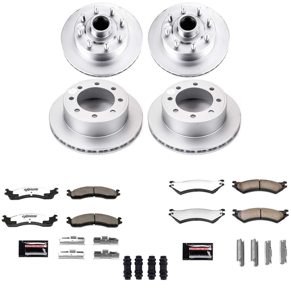 Z36 Truck & Tow Premium Carbon-Fiber Ceramic Brake Pad and Fully Coated Rotor Ki