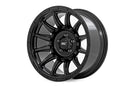 20x9 Rough Country 90 Series Gloss Black 6x5.5 ET0 Wheel Rim 