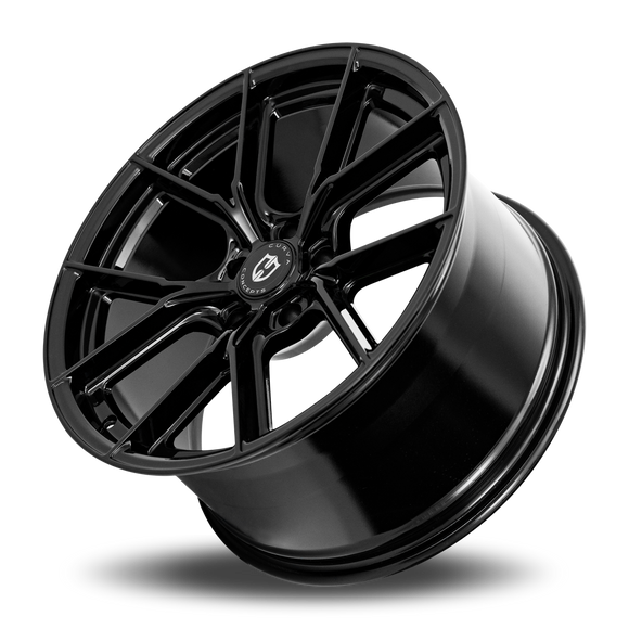 19x9.5 Curva CFF70 Gloss Black 5x114.3 ET40 wheel/rim