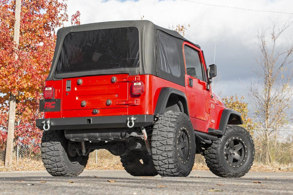 Rough Country Rear Bumper Full Width For Jeep Wrangler TJ 4WD 97-06