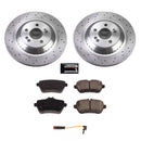 PowerStop OE Stock Replacement Low-Dust Ceramic Brake Pad and Rotor Kit