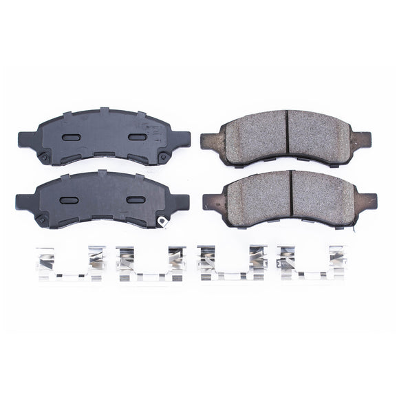 PowerStop Z17 Evolution Ceramic Brake Pads With Hardware