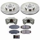 PowerStop OE Stock Replacement Low-Dust Ceramic Brake Pad, Rotor and Caliper Kit