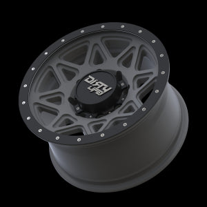 17X9 Dirty Life Theory Gunmetal-Matte Wheel/Rim 6x139.7 ET-12 9305-7983MGT