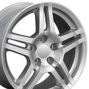 17" Replica Wheel AC04 Fits Acura TL Rim 17x8 Silver Wheel