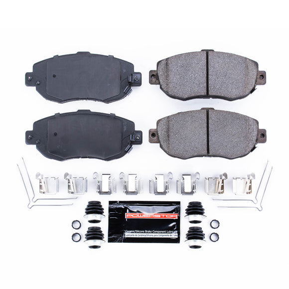 PowerStop Z23 Evolution Sport Carbon-Fiber Brake Pads With Hardware