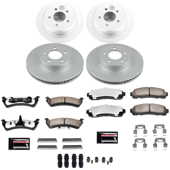 Z36 Truck & Tow Premium Carbon-Fiber Ceramic Brake Pad and Fully Coated Rotor Ki