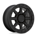 15X7 Black Rhino Powersports Webb UTV Matte Black 4X137 ET51 Wheel Rim-1