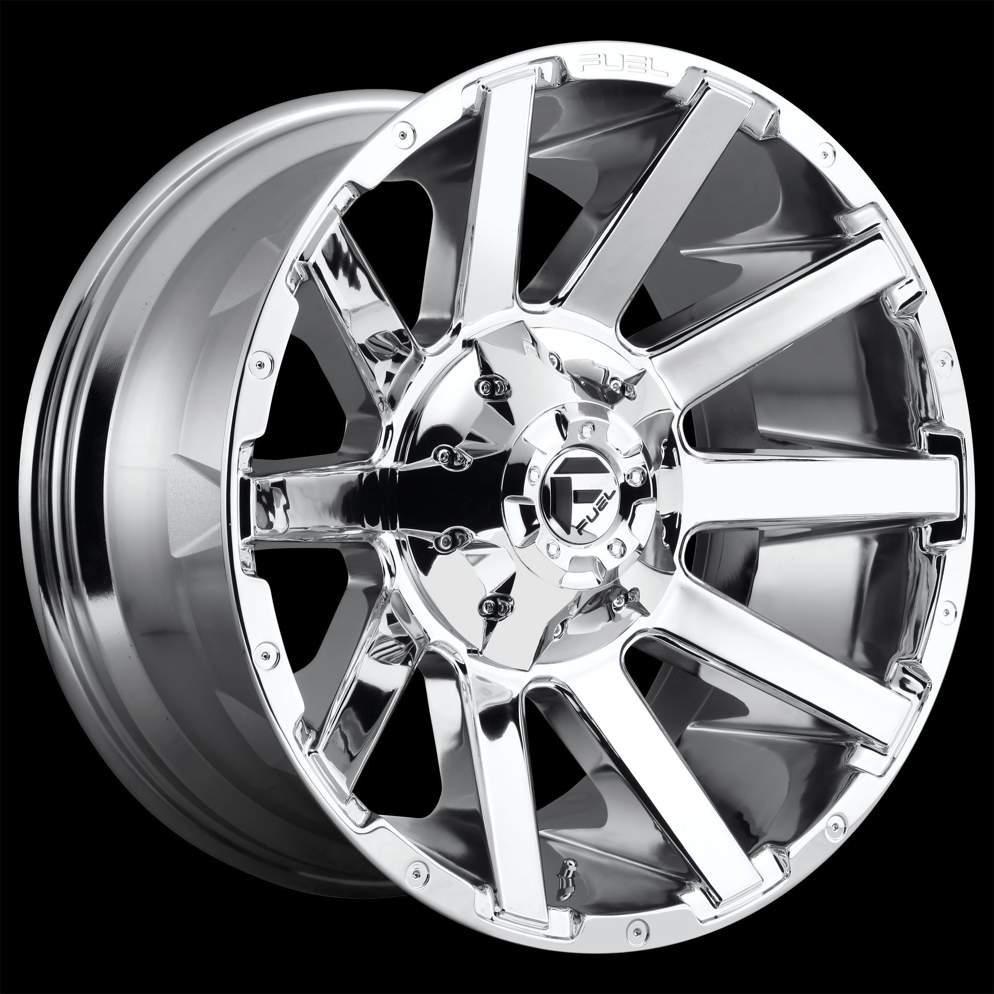 20X9 Fuel D614 Contra Chrome Plated 6X135/6X139.7 ET2 wheel/rim