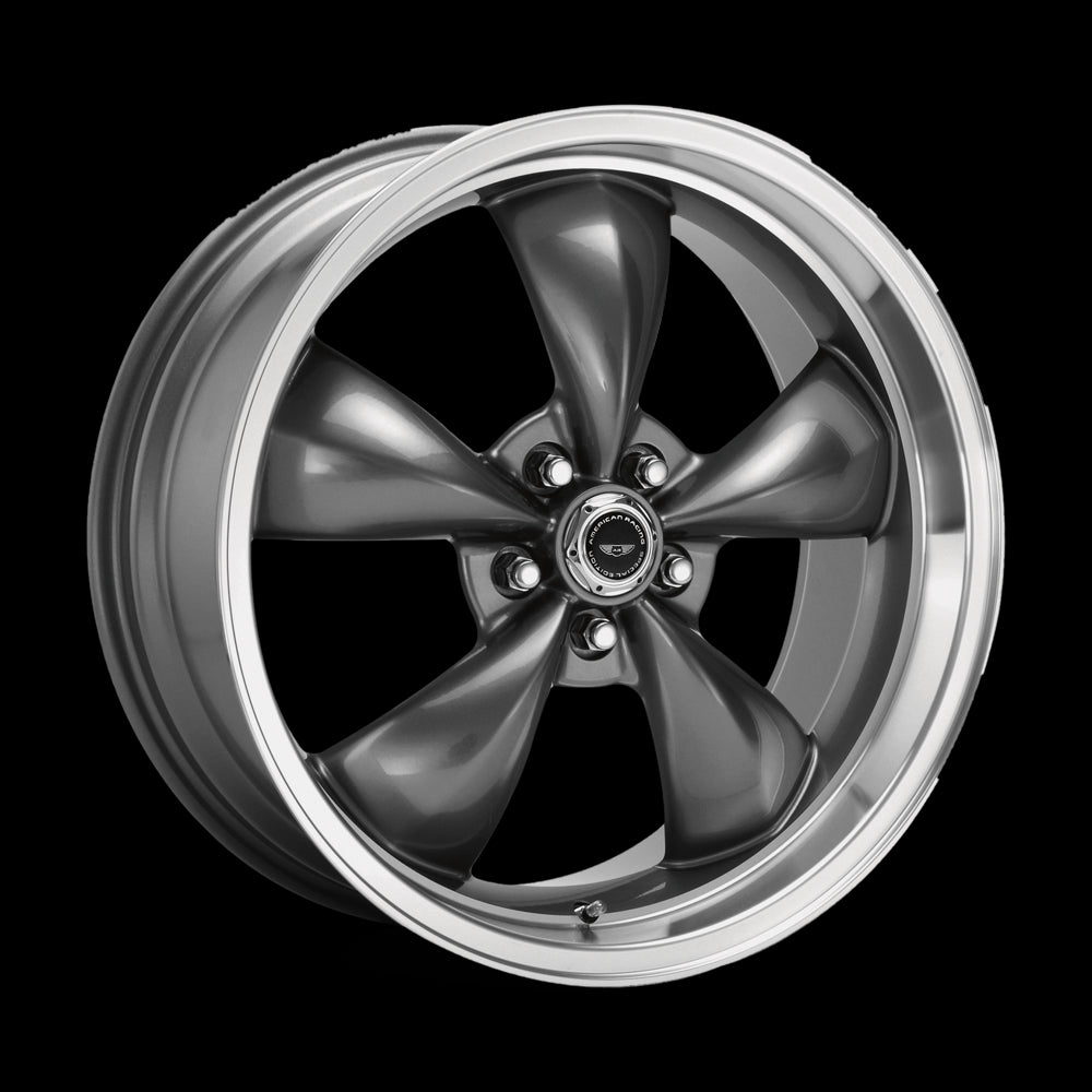 17x9 American Racing Torq Thrust M Anthracite Wheel 5x114.3 17-9 5-114.3