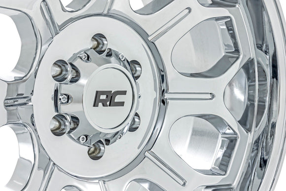 20x9 Rough Country 77 Series Chrome 6x5.5 ET0 Wheel Rim