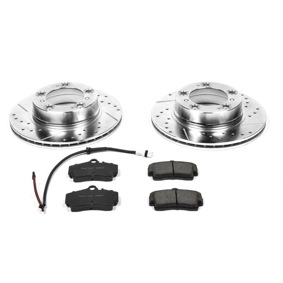 PowerStop Z23 Daily Driver Carbon-Fiber Ceramic Brake Pad and Drilled & Slotted