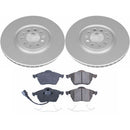 PowerStop Genuine Geomet Coated Rotor and Carbon-Fiber Ceramic Brake Pad Kit