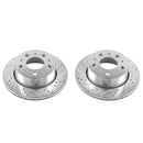 PowerStop Evolution Drilled Slotted Rotors Pair Rear For Ram ProMaster 1500
