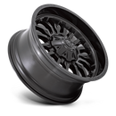 20x10 Fuel Off-Road D796 Arc Matte Black Gloss Black Lip 8x165.1 ET-18 Wheel