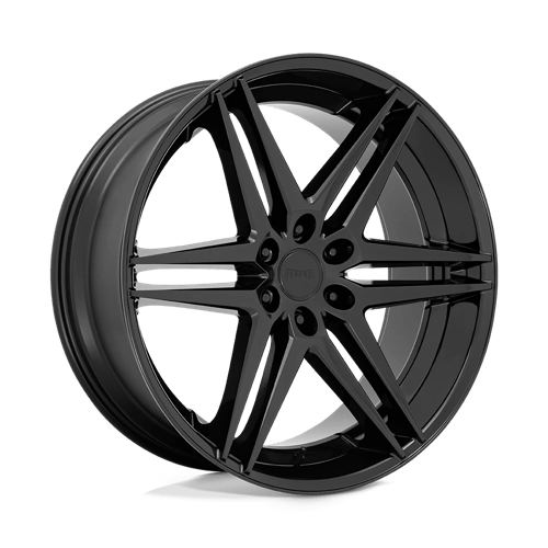 26X10 DUB 1PC S268 Dirty Dog All Glossy Black 6X135 ET30 Wheel Rim