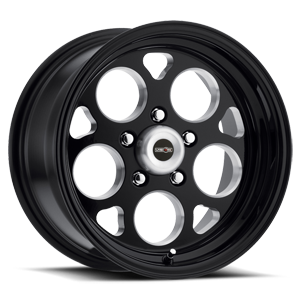 15x8 Vision 561 Sport Mag Black Milled Windows 5x127 5x5 ET0 Wheel Rim