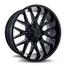 22x10 Hardrock Affliction Gloss Black 8x165.1 ET-19 wheel/rim