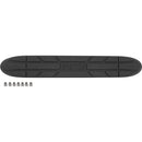 Westin Premier 4 In. Oval Front Step Pad Molded Black Plastic 22-5001