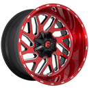 20x10 Fuel Off-Road D691 Triton Candy Red Milled 8x180 ET-18 CB124.2 Wheel Rim