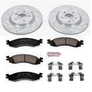 PowerStop Z23 Daily Driver Carbon-Fiber Ceramic Brake Pad and Drilled & Slotted