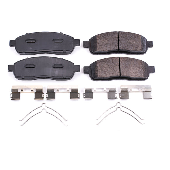 PowerStop Z17 Evolution Ceramic Brake Pads With Hardware