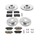 PowerStop Z23 Daily Driver Carbon-Fiber Ceramic Brake Pad and Drilled & Slotted