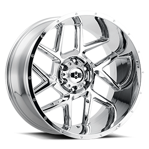20x10 Vision 360 Sliver Chrome Wheel 5x127 ET-25 CB78.1