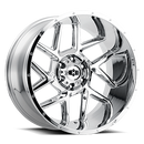 20x10 Vision 360 Sliver Chrome Wheel 5x127 ET-25 CB78.1