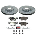 PowerStop Z36 Carbon-Fiber Ceramic Brake Pad with Drilled and Slotted Rotor Kit