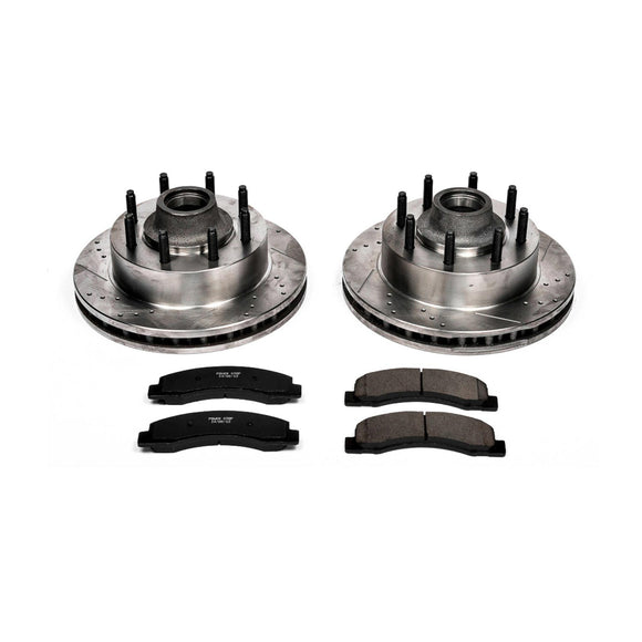 PowerStop Z23 Daily Driver Carbon-Fiber Ceramic Brake Pad and Drilled & Slotted