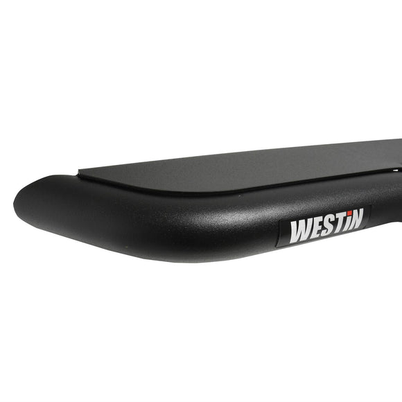 Westin Outlaw Drop Nerf Step Bars Powder Coated Textured Black Steel 20-13245