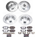 PowerStop Z26 Street Performance Ceramic Brake Pad and Drilled & Slotted Rotor K