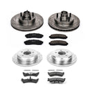 PowerStop Z23 Daily Driver Carbon-Fiber Ceramic Brake Pad and Drilled & Slotted