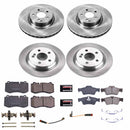 PowerStop OE Stock Replacement Low-Dust Ceramic Brake Pad and Rotor Kit