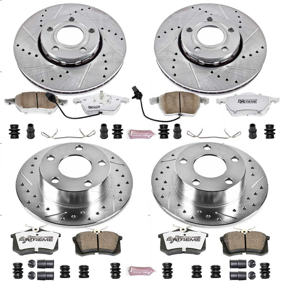 PowerStop Z26 Street Performance Ceramic Brake Pad and Drilled & Slotted Rotor K
