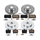 PowerStop Z23 Daily Driver Carbon-Fiber Ceramic Brake Pad and Drilled & Slotted