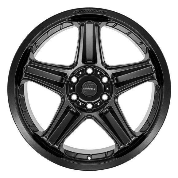22x10 Defiant DF07 Satin Black 6x139.7 6x5.5 ET-12 Wheel Rim