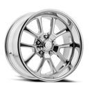 17x9.5 Resto Laguna Milled Window Chrome Plated 5x127 ET1 CB78.10 Wheel Rim